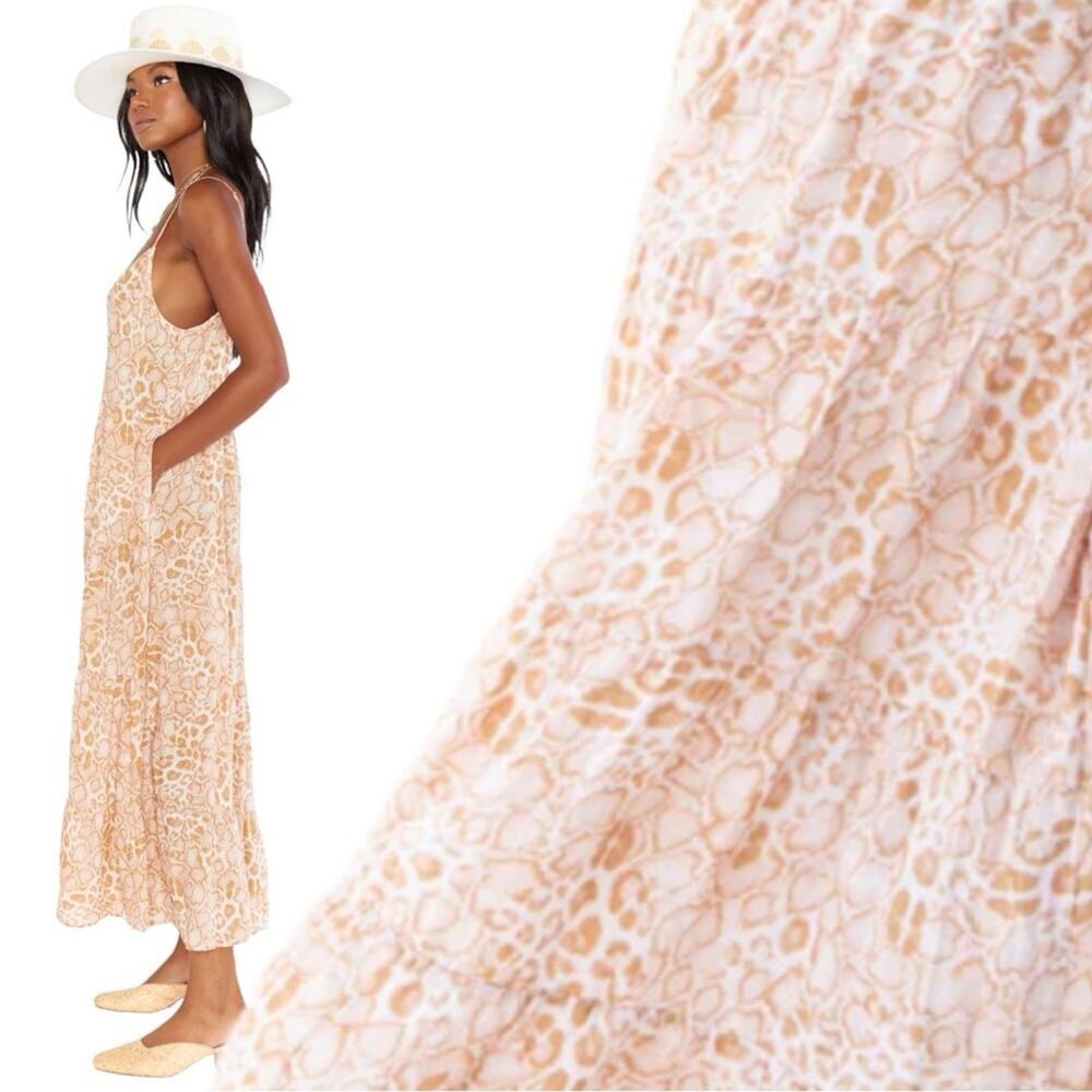 SHOW ME YOUR MUMU CAROLINE MAXI DRESS IN SANDY CHEETAH 178.00 NWT XXL - Picture 13 of 13